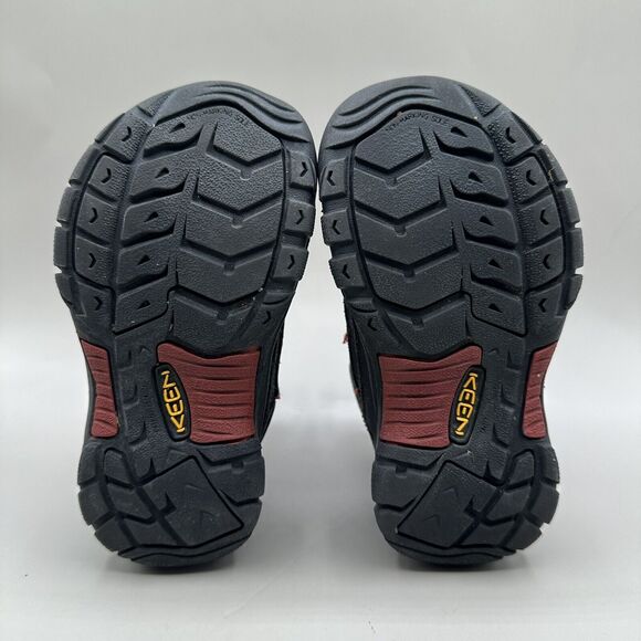 Keen Brady Winter Boots Sherpa Insulated Waterproof WP Toddler Size 10 Gray Red - Picture 10 of 10